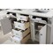 James Martin Vanities Bristol 60in Double Vanity, Bright White w/ 3 CM Eternal Jasmine Pearl Quartz Top 157-V60D-BW-3EJP - alternate 4